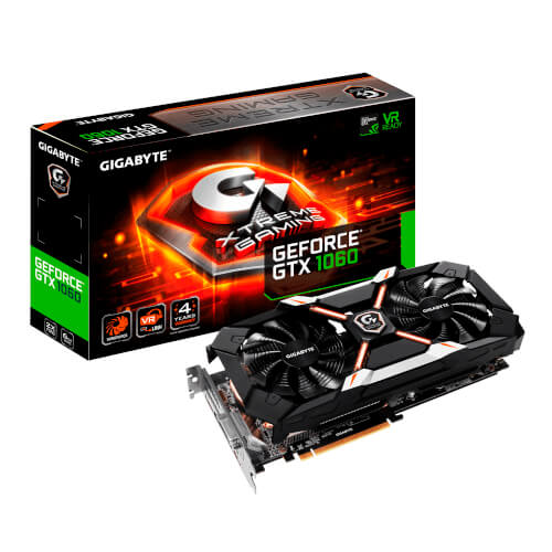 Gigabyte Gtx 1060 Xtreme Gaming 6gb Gddr5 | Quonty.com | GV-N1060XTREME-6GD