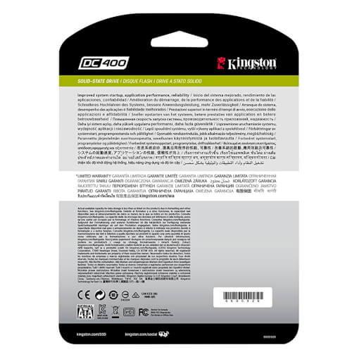 Hd 2.5 Ssd 960gb Sata3 Kingston Ssdnow Dc400 | Quonty.com | SEDC400S37/960G