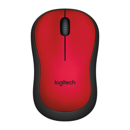 Raton Logitech M220 Silent Wireless Optico Rojo | Quonty.com | 910-004880