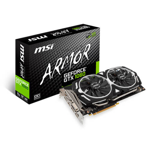 Msi Gtx 1060 Armor V1 6gb Gddr5 | Quonty.com | 912-V328-036