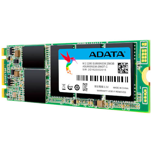 Hd M2 Ssd 256gb Sata3 Adata Su800 Ultimate | Quonty.com | ASU800NS38-256GT-C