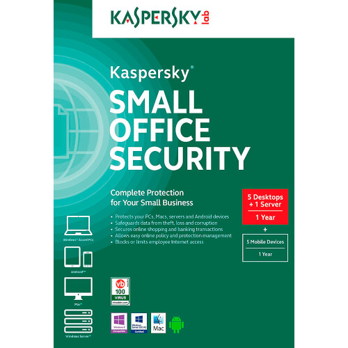 Softw Kaspersky Small Office Security 5.0 10u | Quonty.com | KL4533XBKFS-ES