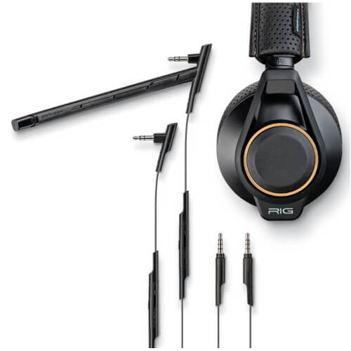 Auriculares Micro Plantronics Rig 600 Negro | Quonty.com | 206806-05