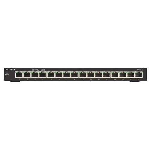 Switch Netgear Gs316 16 Ptos 10/100/1000 | Quonty.com | GS316-100PES