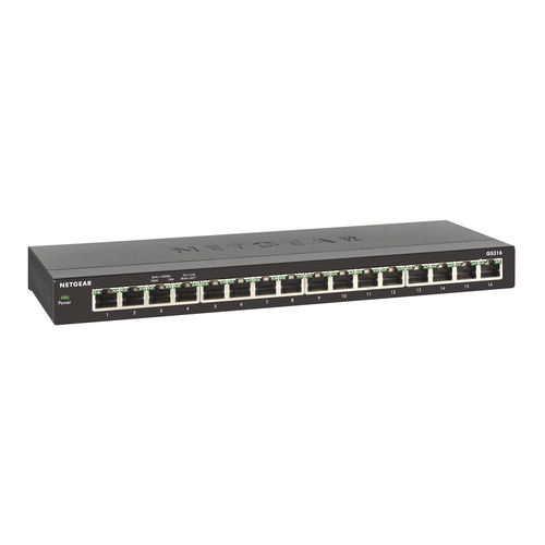 Switch Netgear Gs316 16 Ptos 10/100/1000 | Quonty.com | GS316-100PES