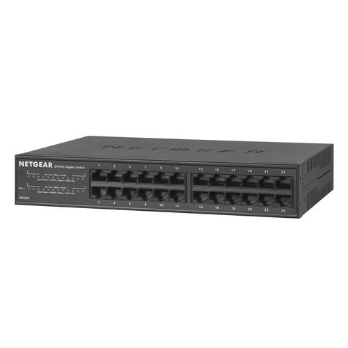 Hub Switch Netgear Gs324 24ptos 10/100/1000 | Quonty.com | GS324-100EUS