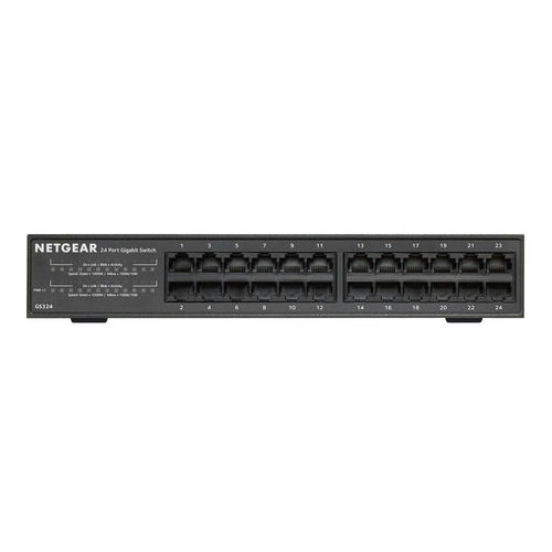 Hub Switch Netgear Gs324 24ptos 10/100/1000 | Quonty.com | GS324-100EUS