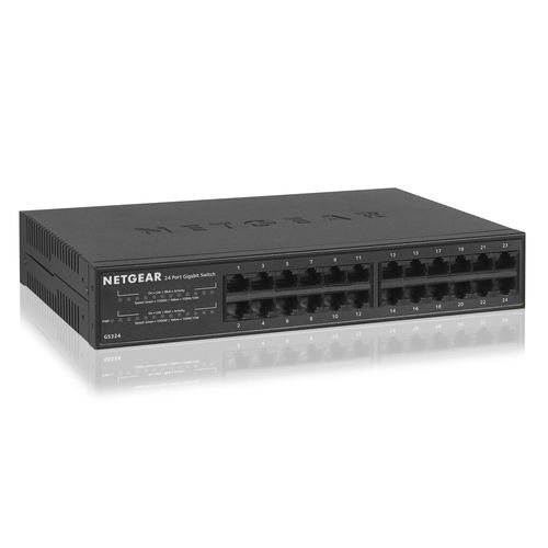 Hub Switch Netgear Gs324 24ptos 10/100/1000 | Quonty.com | GS324-100EUS