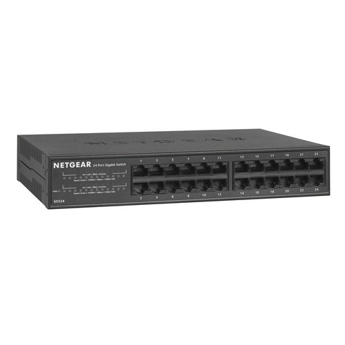 Hub Switch Netgear Gs324 24ptos 10/100/1000 | Quonty.com | GS324-100EUS