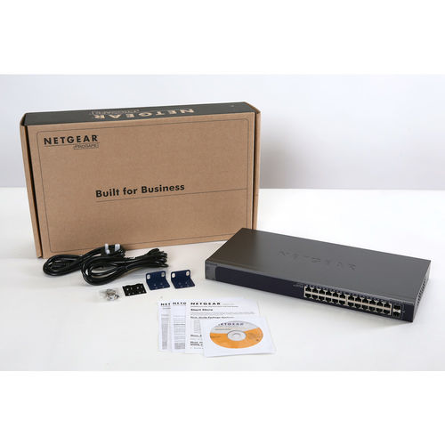 Hub Switch Netgear Gs724t 24ptos 10/100/1000 | Quonty.com | GS724T-400EUS