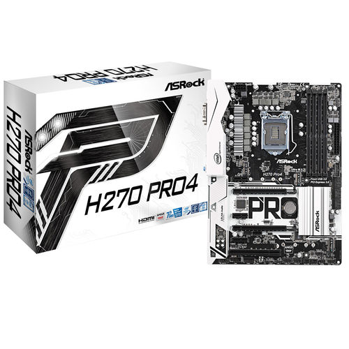 Placa Base Asrock 1151 H270 Pro4 | Quonty.com | 90-MXB3R0-A0UAYZ