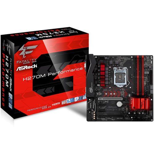 Placa Base Asrock 1151 H270m Performance | Quonty.com | 90-MXB3E0-A0UAYZ