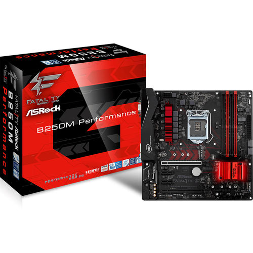 Placa Base Asrock 1151 Fatal1ty B250m Performance | Quonty.com | 90-MXB4R0-A0UAYZ