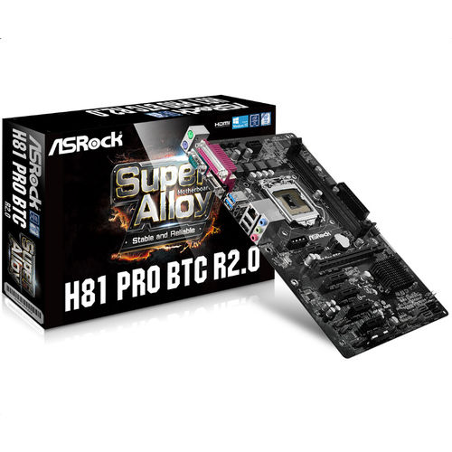 Placa Base Asrock 1150 H81 Pro Btc R2.0 | Quonty.com | 90-MXGUP0-A0UAYZ