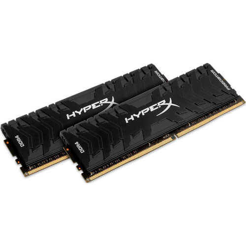 Kingston Ddr4 8gb (2x4) 3200mhz Cl16 Hyperx Predator Black | Quonty.com | HX432C16PB3K2/8