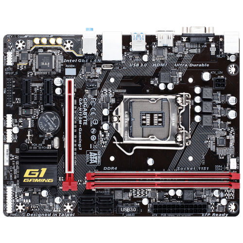 Placa Base Gigabyte 1151 Ga-H110m-Gaming 3 | Quonty.com | GAH11MGM3-00-G