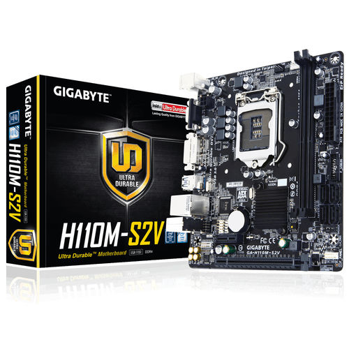 Placa Base Gigabyte 1151 Ga-H110m-S2v | Quonty.com | GAH11MSV-00-G