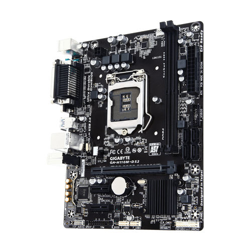 Placa Base Gigabyte 1151 Ga-H110m-Ds2 | Quonty.com | GAH11MDS2-00-G