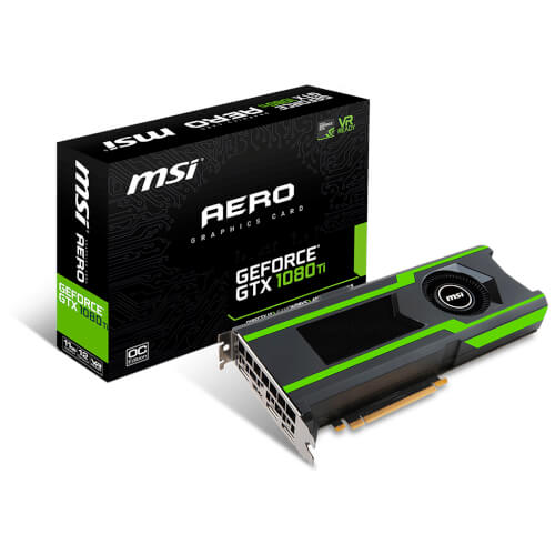 Msi Gtx 1080 Ti Aero 11gb Oc Gddr5x | Quonty.com | 912-V360-008