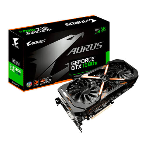 Gigabyte Gtx 1080 Ti Aorus 11gb Gddr5x | Quonty.com | GV-N108TAORUS-11GD