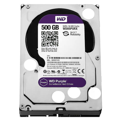 Hd 3.5 500gb Sata3 Wd 64mb Desktop Purple | Quonty.com | WD05PURZ