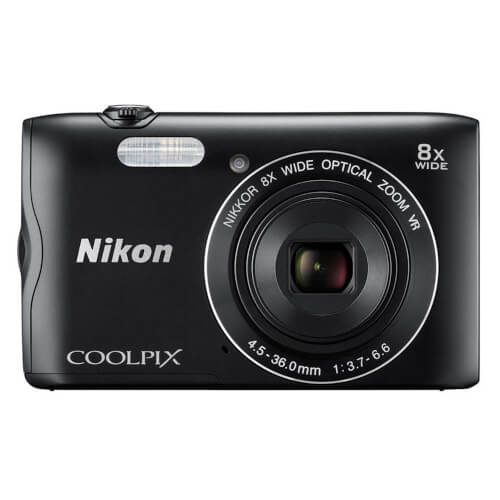 Camara Nikon Coolpix A300 Negra | Quonty.com | 999A300B