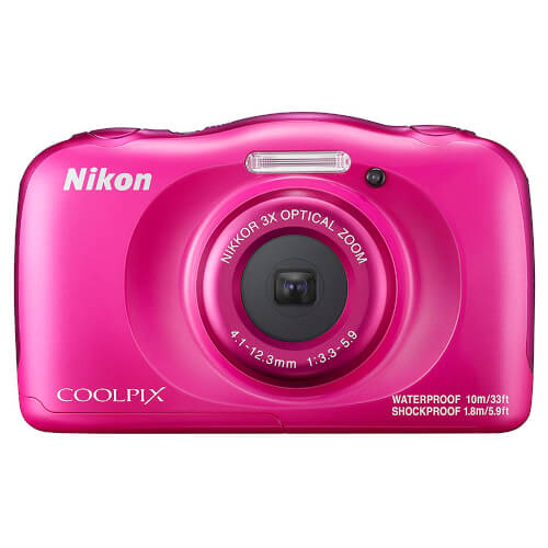 Camara Nikon Coolpix W100 Rosa + Mochila | Quonty.com | 999W100P