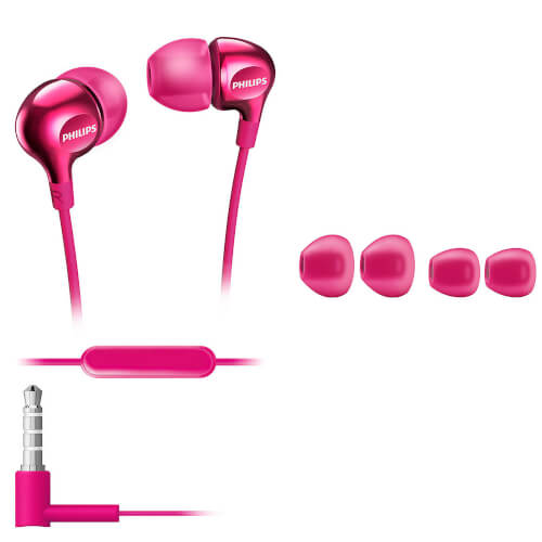 Auriculares Philips She3705pk/00 Rosa | Quonty.com | SHE3705PK/00