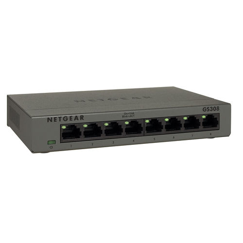 Hub Switch Netgear Gs308 8ptos 10/100/1000 | Quonty.com | GS308-100PES