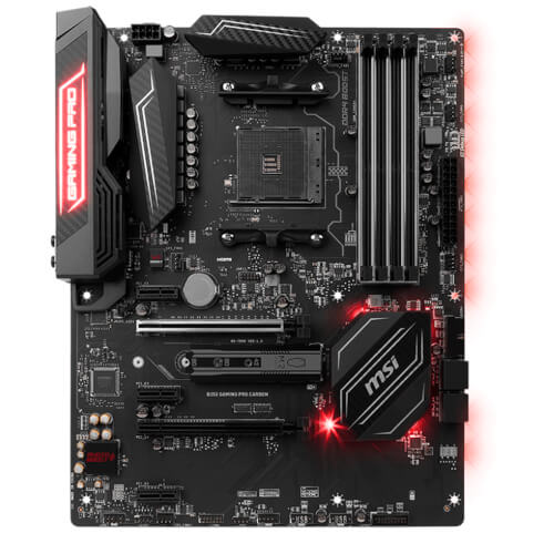 Placa Base Msi Am4 B350 Gaming Pro Carbon | Quonty.com | 911-7B00-001