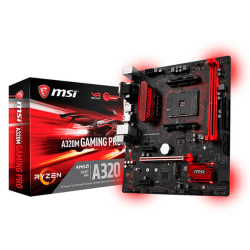 Placa Base Msi Am4 A320m Gaming Pro | Quonty.com | 911-7A39-005