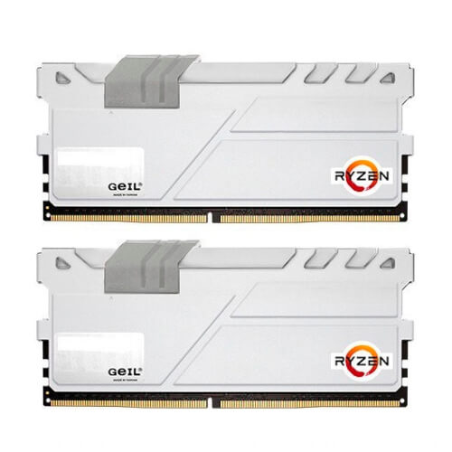 Geil Ddr4 8gb (2x4gb) Pc2400 Evo X White | Quonty.com | GAEXW48GB2400C16DC