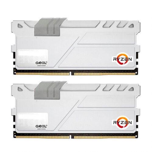 Geil Ddr4 32gb (2x16gb)Pc2400 Evo X White | Quonty.com | GAEXW432GB2400C16DC