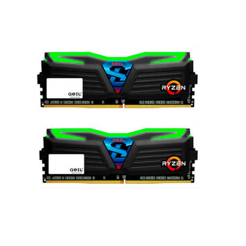 Geil Ddr4 8gb (2x4gb) Super Luce Pc2400 Bl | Quonty.com | GALG48GB2400C16DC