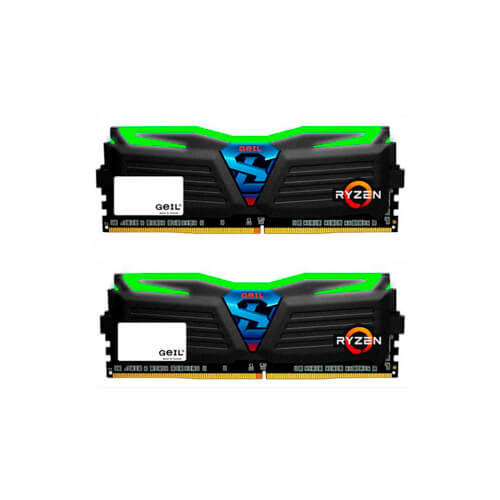 Geil Ddr4 32gb (2x16gb)Pc2400 Super Luce Bl | Quonty.com | GALG432GB2400C16DC