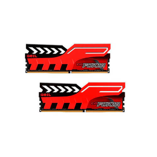 Geil Ddr4 16gb (2x8gb) Pc3000 Forza Red | Quonty.com | GFR416GB3000C15ADC