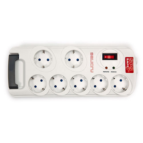 Regleta 7 Tomas C.Interruptor Safe 7 Salicru | Quonty.com | SPS.SAFE 7
