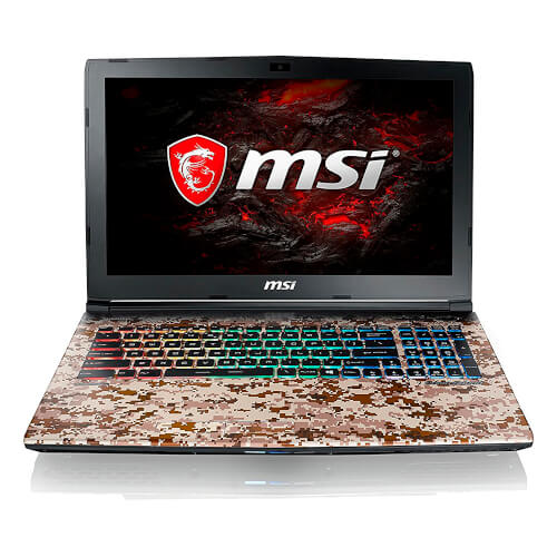 Portátil Msi Ge62 7re(Camo Squad)-688xes I7-7700hq 15.6fhd | Quonty.com | 9S7-16J9A2-688