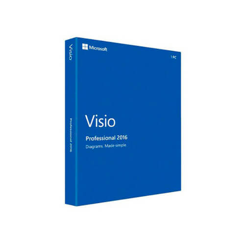 Software Microsoft Visio Pro 2016 (Esd) | Quonty.com | D87-07114