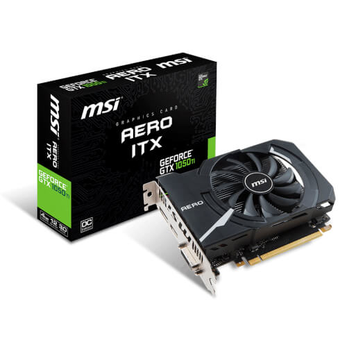 Msi Gtx 1050 Ti Aero Itx Ocv1 4gb Gddr5 | Quonty.com | 912-V809-3003