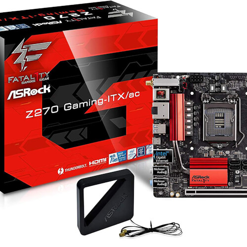 Pb Asrock 1151 Fatal1ty Z270 Gaming-Itx/Ac | Quonty.com | 90-MXB3U0-A0UAYZ
