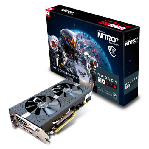 Sapphire Rx570 Nitro+ 8gb Gddr5 | Quonty.com | 11266-09-20G