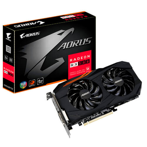 Gigabyte Rx580 Aorus 4gb Gddr5 | Quonty.com | GV-RX580AORUS-4GD