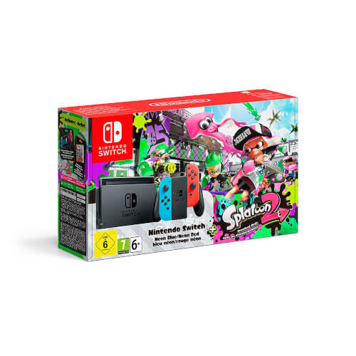 Videoconsola Nintendo Switch Neón+Splatoon 2 | Quonty.com | 2500266