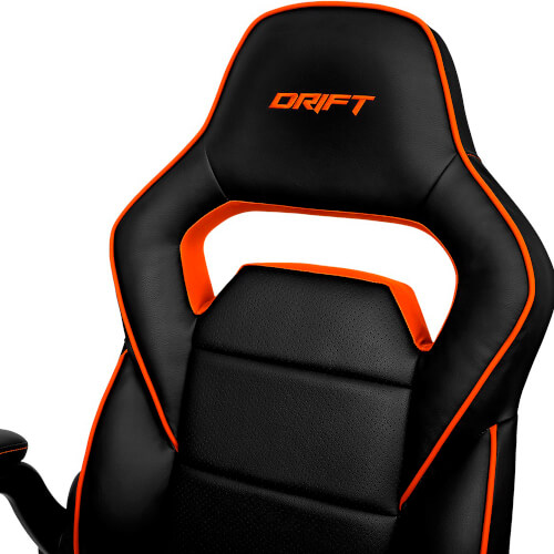 Silla Gaming Drift Dr75 Negro/Naranja | Quonty.com | DR75BO