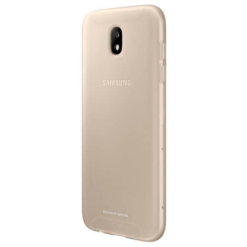 Funda Movil Samsung J5 2017 Silicona Dorado | Quonty.com | EF-AJ530TFEGWW