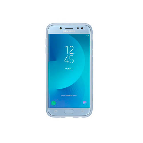 Funda Movil Samsung J5 2017 Silicona Azul | Quonty.com | EF-AJ530TLEGWW