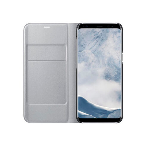 Funda Movil Samsung Galaxy S8 Reloj Led Plata | Quonty.com | EF-NG950PSEGWW