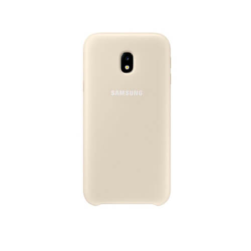 Funda Movil Samsung J3 2017 Rigida Dorado | Quonty.com | EF-PJ330CFEGWW