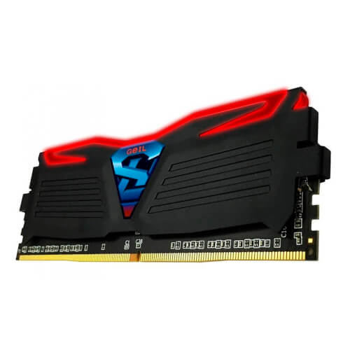 Geil Ddr4 8gb (2x4gb) Pc2400 Super Luce Bl | Quonty.com | GLR48GB2400C16DC